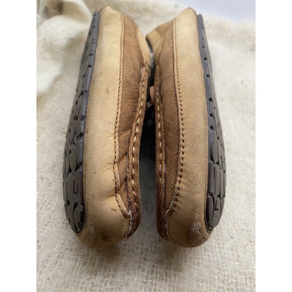 UGG Slippers  Men’s Size 11  5102 Moc Slip On Tan Rubber Soles main image 12